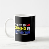 Mug Il n'y a pas de remède à Badminton (Gauche)
