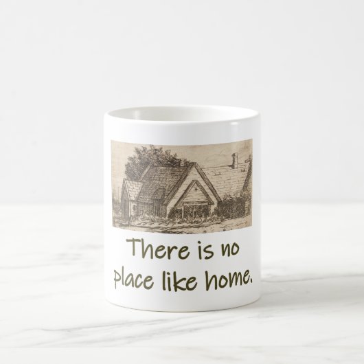 Mug Il N'Y A Pas D'Endroit Comme Chez Vous - Citation (Centre)