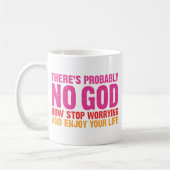Mug Il n'y a probablement aucun Dieu (Gauche)
