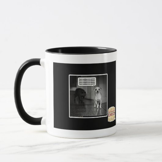 Mug Il n'y a rien à être effrayé de (Gauche)