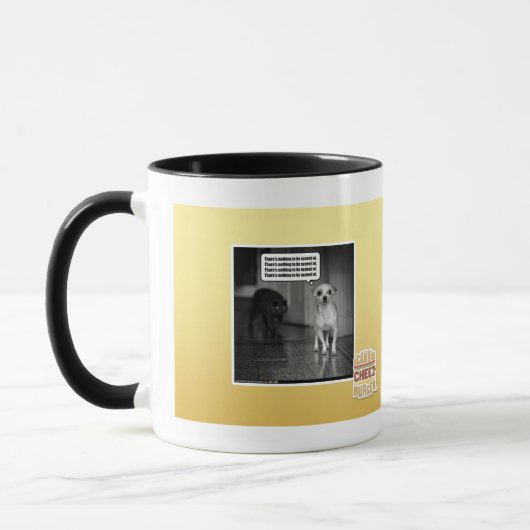 Mug Il n'y a rien à être effrayé de (Gauche)