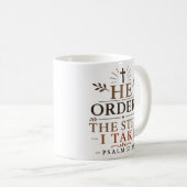 Mug Il Ordonne Les Pas Que Je Fais Citation De Verset (Devant droit)