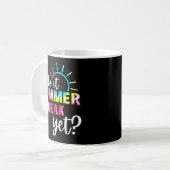Mug Il Pause Été Pourtant Appréciation De L'Enseignant (Devant gauche)