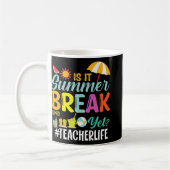 Mug Il Pause Été Pourtant Appréciation De L'Enseignant (Gauche)