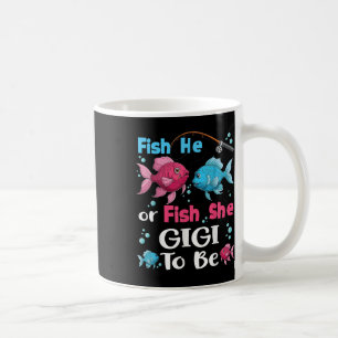 Mug Il pêche ou elle pêche Révélation du sexe de la fa