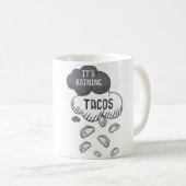 Mug Il Pleut Des Tacos Drôle Taco (Devant droit)