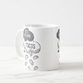 Mug Il Pleut Des Tacos Drôle Taco (Devant gauche)