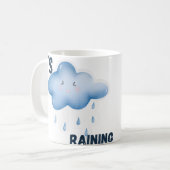 Mug Il pleut une météo esthétique (Devant gauche)