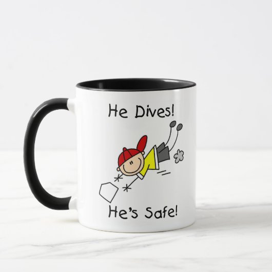 Mug Il plonge ! Il est en sécurité (Gauche)