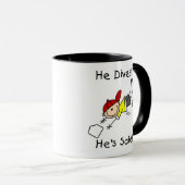 Mug Il plonge ! Il est en sécurité (Devant droit)