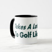 Mug Il prend beaucoup de boules (Devant gauche)