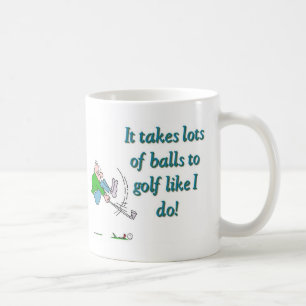 Mug Il prend beaucoup de boules pour jouer au golf