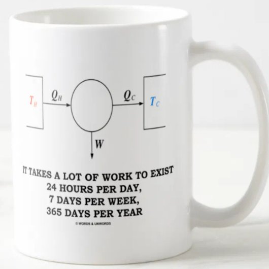 Mug Il prend beaucoup de travail pour exister (la