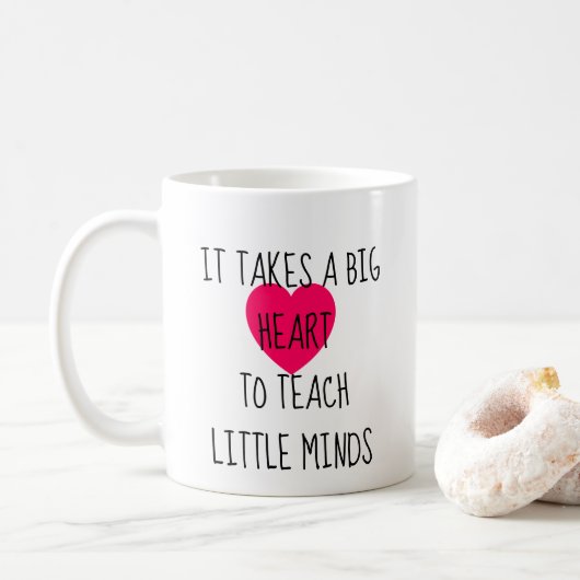 Mug Il prend un grand coeur (Avec donut)