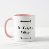 Mug Il prend un village - adoption Parenting (Gauche)