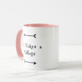 Mug Il prend un village - adoption Parenting (Devant gauche)