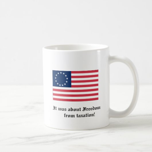 Mug Il s'agissait de Liberté d'imposition (Droite)