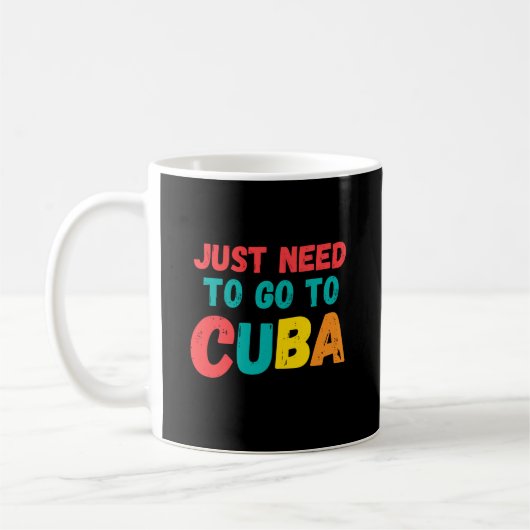 Mug Il suffit d'aller à cuba (Gauche)