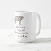 Mug Il Suffit D'Avoir Du Courage (Devant droit)