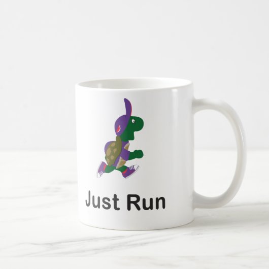 Mug Il suffit de courir la tortue (Droite)
