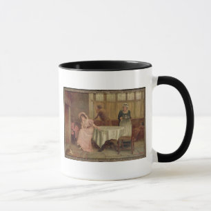 Mug "Il viennent ?" (huile sur la toile)
