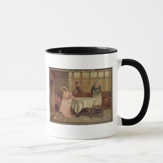Mug "Il viennent ?" (huile sur la toile) (Droite)