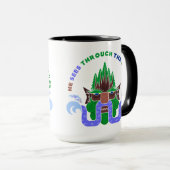 Mug Il voit à travers les feuilles (Devant droit)