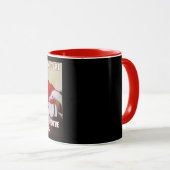 MUG IL VOIT QUAND TU MANGES. PERSONNALISABLE !! (Devant droit)