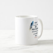 Mug Il vous couvrira avec ses plumes et sous ses (Devant droit)