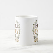 Mug Il vous portera Citation de la Bible chrétienne (Centre)