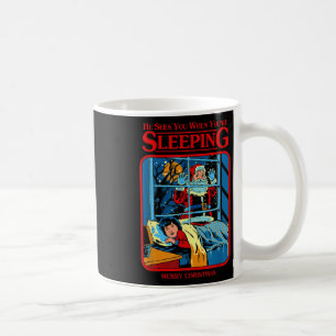 Mug Il vous voit quand vous dormez Joyeux Noël