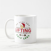 Mug Il vous voit quand vous faites de la musculation  (Gauche)