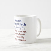 Mug Il y a 100 millions d'années - Histoire (Devant droit)