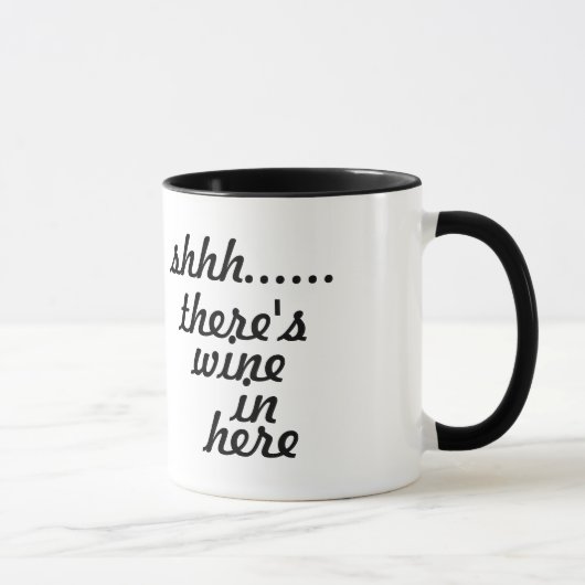 Mug il y a du vin ici (Droite)