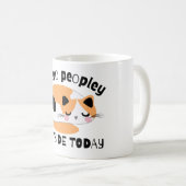 Mug Il y a trop de monde dehors aujourd'hui (Devant droit)