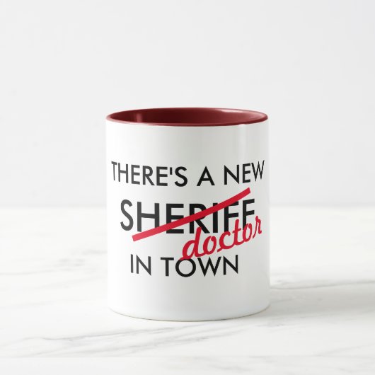 Mug il y a un nouveau docteur de shérif dans le (Centre)