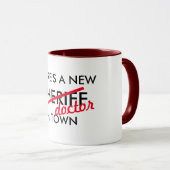 Mug il y a un nouveau docteur de shérif dans le (Devant droit)