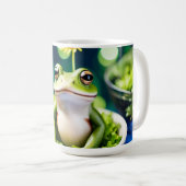 Mug Il Y A Une Grenouille Dans Ma Salade (Devant droit)