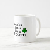 Mug il y a une occasion… pour le café irlandais (Devant droit)