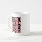 Mug Il y aura du sang, Menace Sombre (Devant gauche)