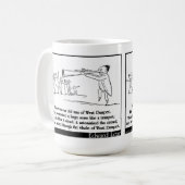 Mug Il y avait un vieil homme de Dumpet occidental (Devant gauche)