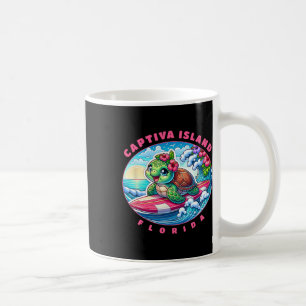 Mug Île de Captiva Floride Fille mignonne faisant du s