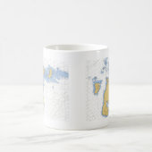 Mug Île de castor, diagramme nautique de MI (Centre)