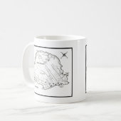 Mug Île de crêtes (Devant gauche)