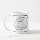 Mug Île de crêtes (Gauche)