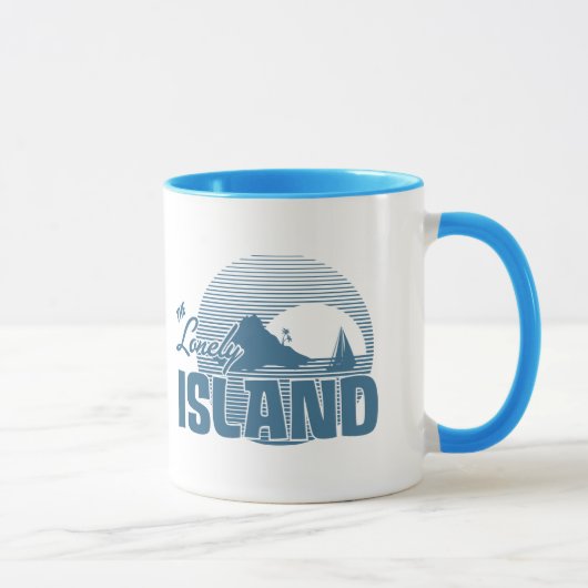 Mug Île de Dookie - bleu (Droite)