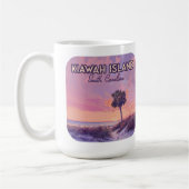 Mug Île de Kiawah Caroline du Sud Palmier (Gauche)
