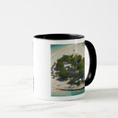 Mug Île de la mer du Sud, îles Mamanuca, Fidji (Devant droit)