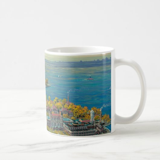 Mug Île de liberté, New York (Droite)