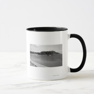 Mug Île de Lummi, WA - vue de photographie de baie de